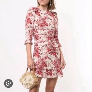 Reformation Doutzen Dress Size 6 Toile De Jouy